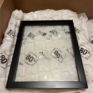 9 black 8x10 floating frames